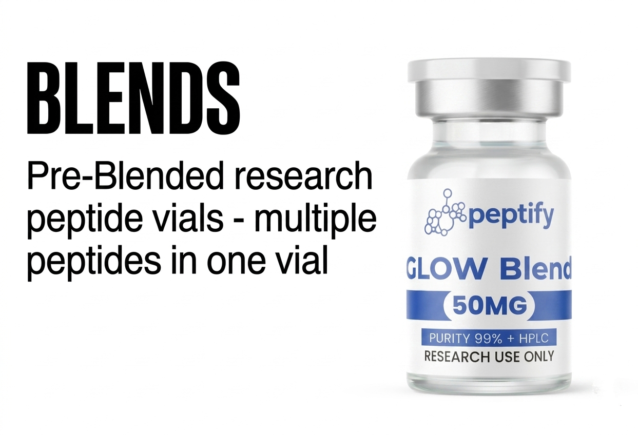 Blends peptides - Pre-blended research peptide vials — multiple peptides in one vial